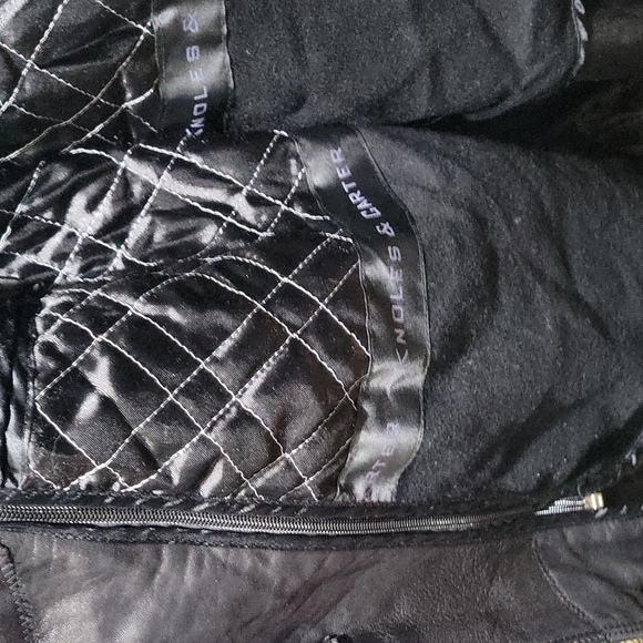 Lamb skin leather knowles&Carter London Made in Italy jacket - Picture 4 of 7